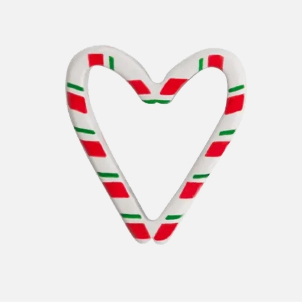 Origami Owl Candycane Heart Charm